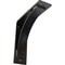 Ekena Millwork Morris Steel Bracket, Antiqued Silver 3"W x 10"D x 10"H BKTM03X10X10MOASV - alternate 1